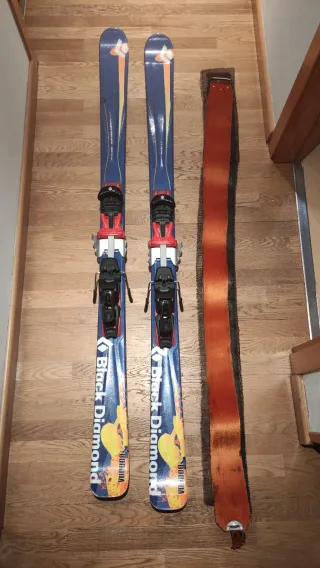 Esquis travesia, pieles y cuchillas