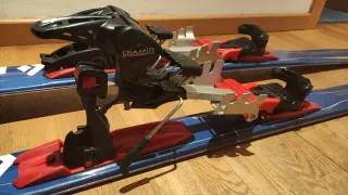 Esquis travesia, pieles y cuchillas