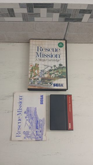 Rescue Mission Sega Master System PAL Completo