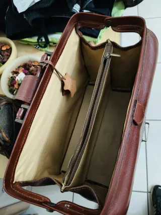 Borsa in pelle Bruin Bear marrone intramontabile