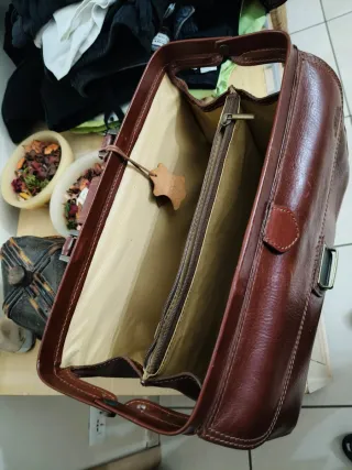 Borsa in pelle Bruin Bear marrone intramontabile