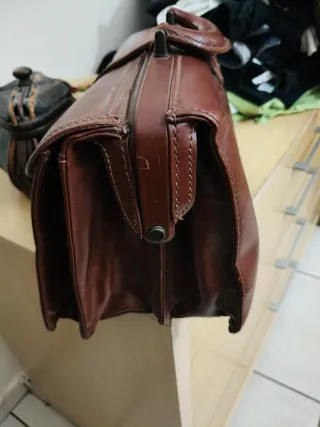 Borsa in pelle Bruin Bear marrone intramontabile