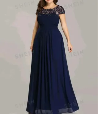 Vestido fiesta azul talla L