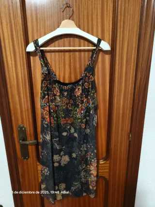 Vestido gasa estampado Desigual