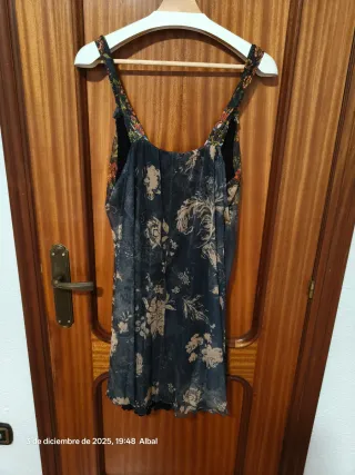 Vestido gasa estampado Desigual