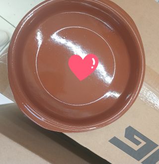 Sartén pequeña de barro