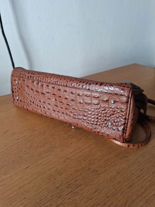Borsa donna effetto coccodrillo
