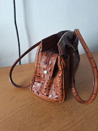 Borsa donna effetto coccodrillo