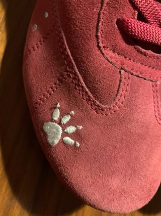 Scarpe Kelme camoscio rosse