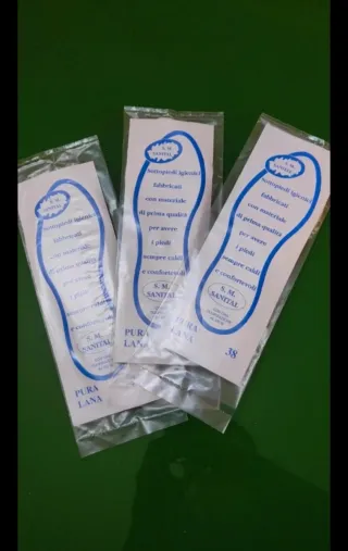 Solette feltro-lana 3pz