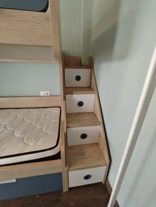 Dormitorio Infantil Completo: Litera + Cama Nido