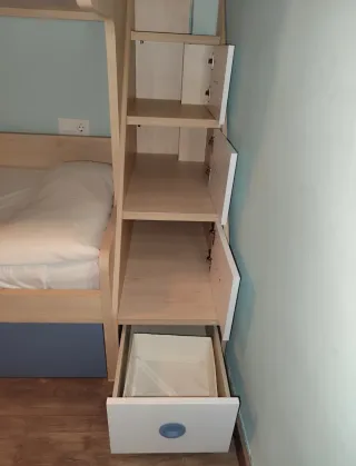 Dormitorio Infantil Completo: Litera + Cama Nido