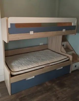 Dormitorio Infantil Completo: Litera + Cama Nido