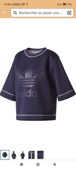 Camiseta Adidas doble cara