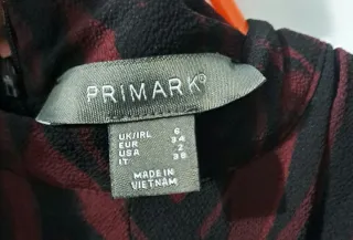 Vestido estampado cebra bicolor.