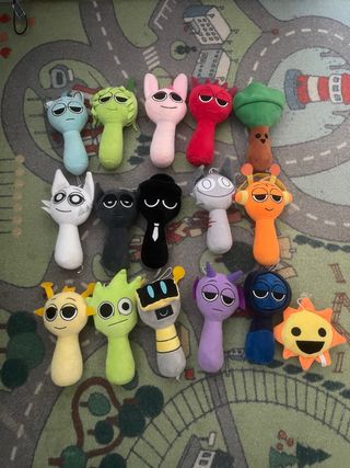 Sprunki Munecos Peluches x16