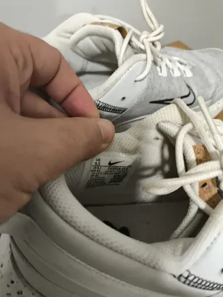 Nike Talla 43 Gris/Blanco