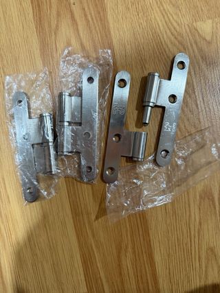 3 Bisagras de puerta de madera nuevas