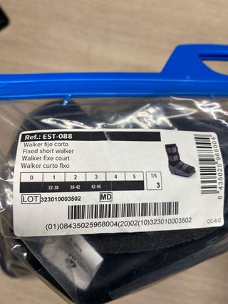 Bota ortopédica nueva