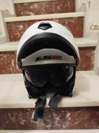 Casco Modular LS2 Blanco Talla S