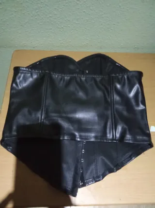Corsé efecto piel negro