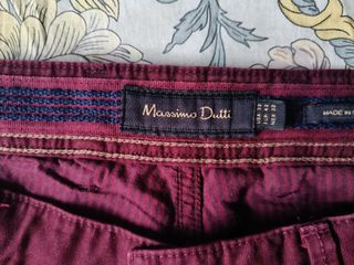 Pantalón Massimo Dutti granate hombre