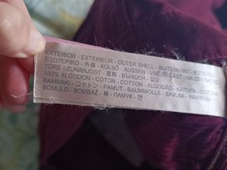 Pantalón Massimo Dutti granate hombre