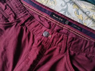 Pantalón Massimo Dutti granate hombre