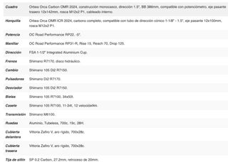 Orbea Orca M30i   2025     Talla 47