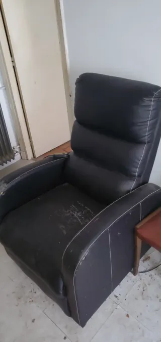 Sillón masaje Lufthous cuero sintético