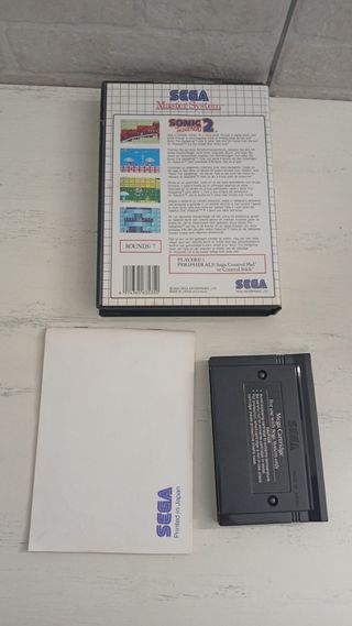 Sonic 2 Sega Master System PAL Completo