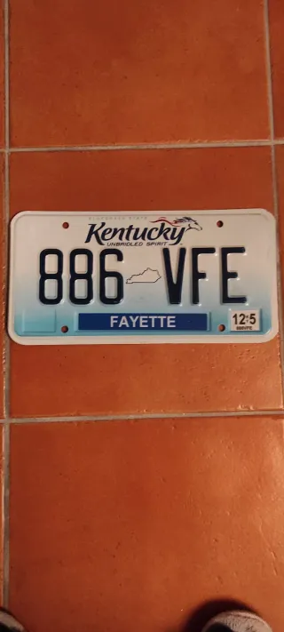 Targa Kentucky 886-VFE Fayette