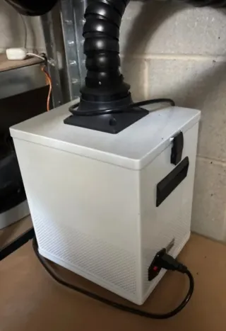 Extractor de humos para láser o horno impresora dt