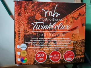 Luci Natalizie Mastro Bianco 200 LED