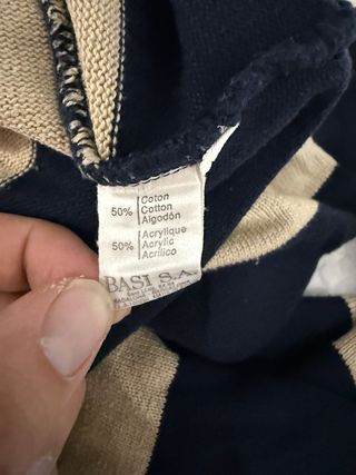 Jersey Algodón Rayas Lacoste