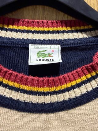 Jersey Algodón Rayas Lacoste
