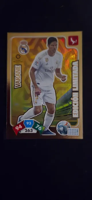 Lote 6 Cromos Edición Limitada Adrenalyn 2019-20.