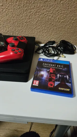 Consola PS4 Slim 1TB + 2 Mandos