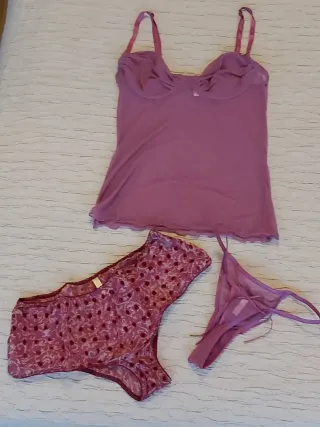 Conjuntos Lencería, encajes, sedas, etc.