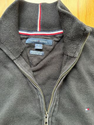 Tommy Hilfiger Sweatshirt Gola Alta Preta