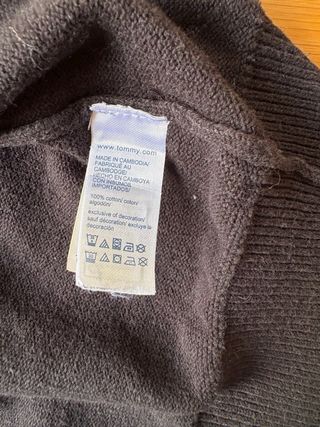 Tommy Hilfiger Sweatshirt Gola Alta Preta