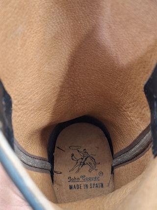 Stivali in vera pelle made in spain john cooper 35