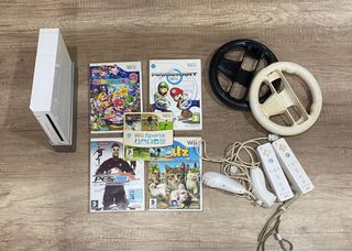 Kit Nintendo Wii con juegos y accesorios