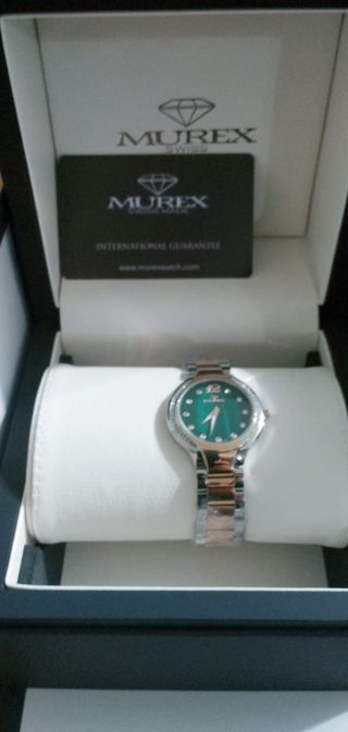 Orologio Murex donna con zirconi, garanzia 2 anni