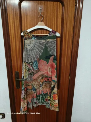 Vestido Desigual gasa talla única