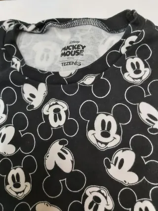 Pigiama Mickey Mouse nero 3 pezzi