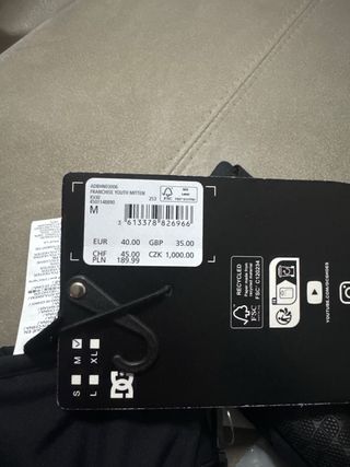 Manoplas DC Shoes Negras