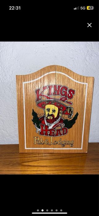 Juego de dardos de madera