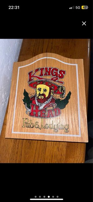 Juego de dardos de madera