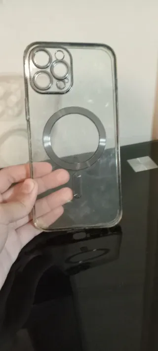 Funda Magnética iPhone 12 Pro Max Transparente